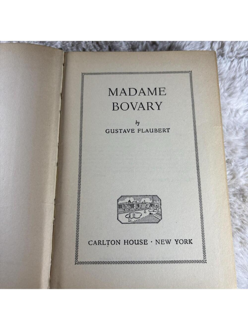 Madame Bovary Flaubert HC Vintage Carlton House Classic Novel Book